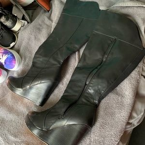 Torrid wide width thigh high boots size 8